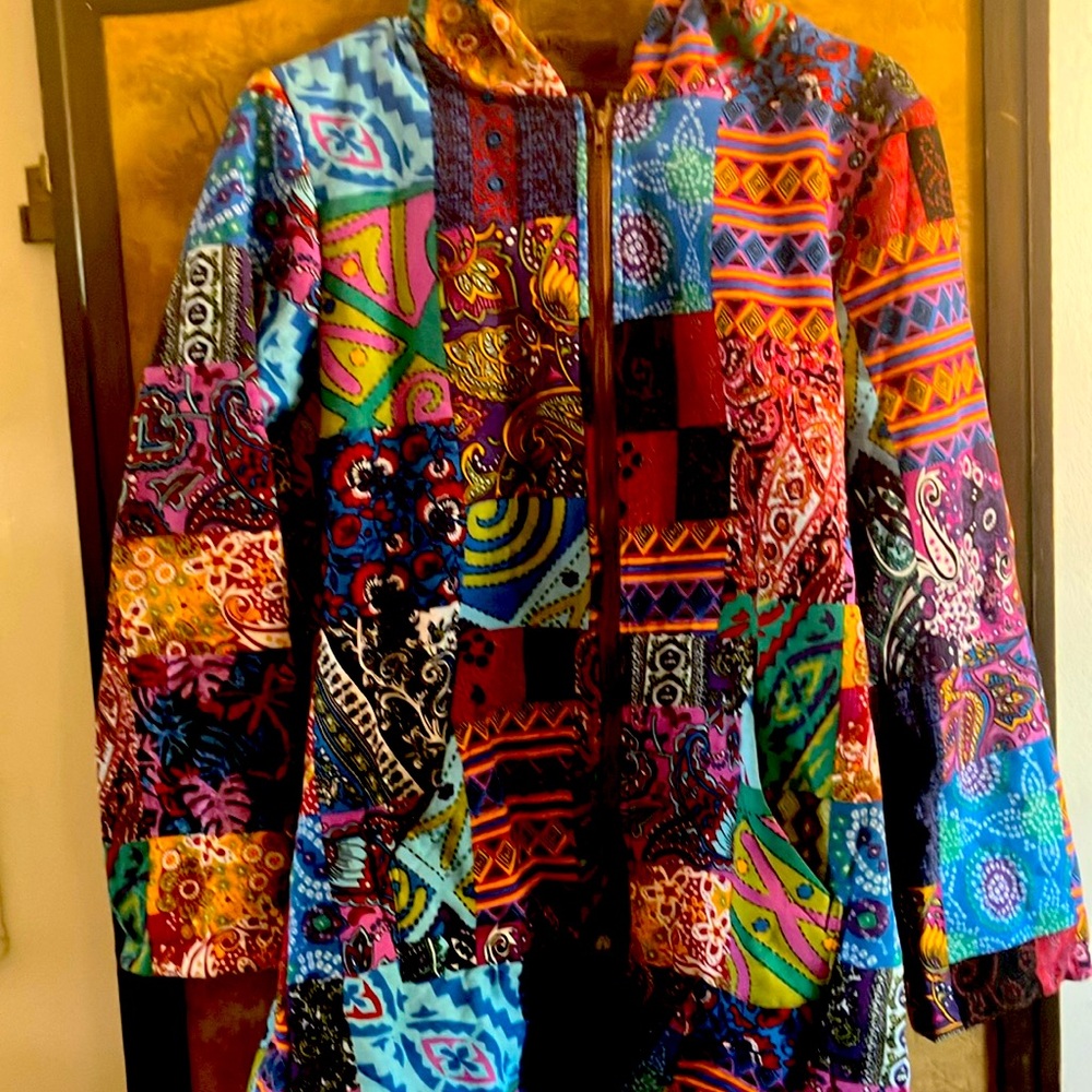 Colorful Patchwork Women's Jacket